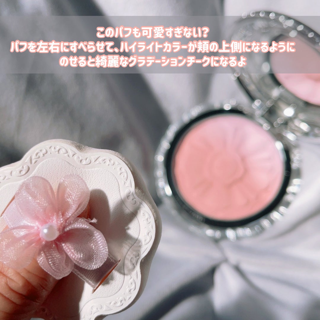 ジルスチュアート パステルペタル ブラッシュ/JILL STUART/パウダーチークを使ったクチコミ(3枚目)