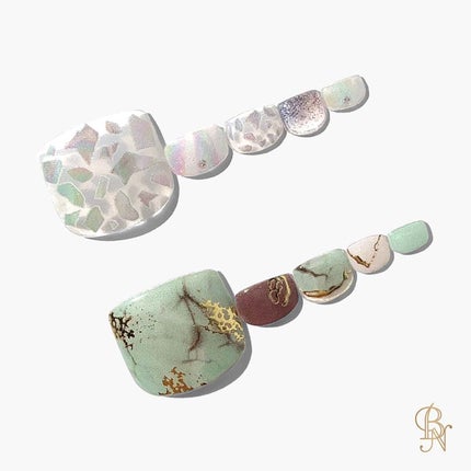 2022 Sunny ハンド&フット ネイルシール/ビー・エヌ/ネイルシールを使ったクチコミ(5枚目)