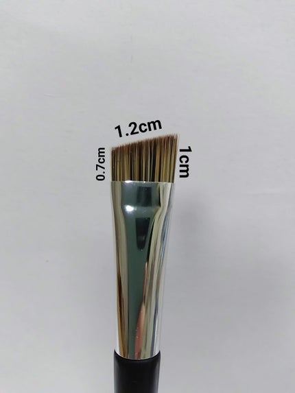 ダブルエンドアイブロウブラシ スマッジタイプ/ロージーローザ/メイクブラシを使ったクチコミ(4枚目)