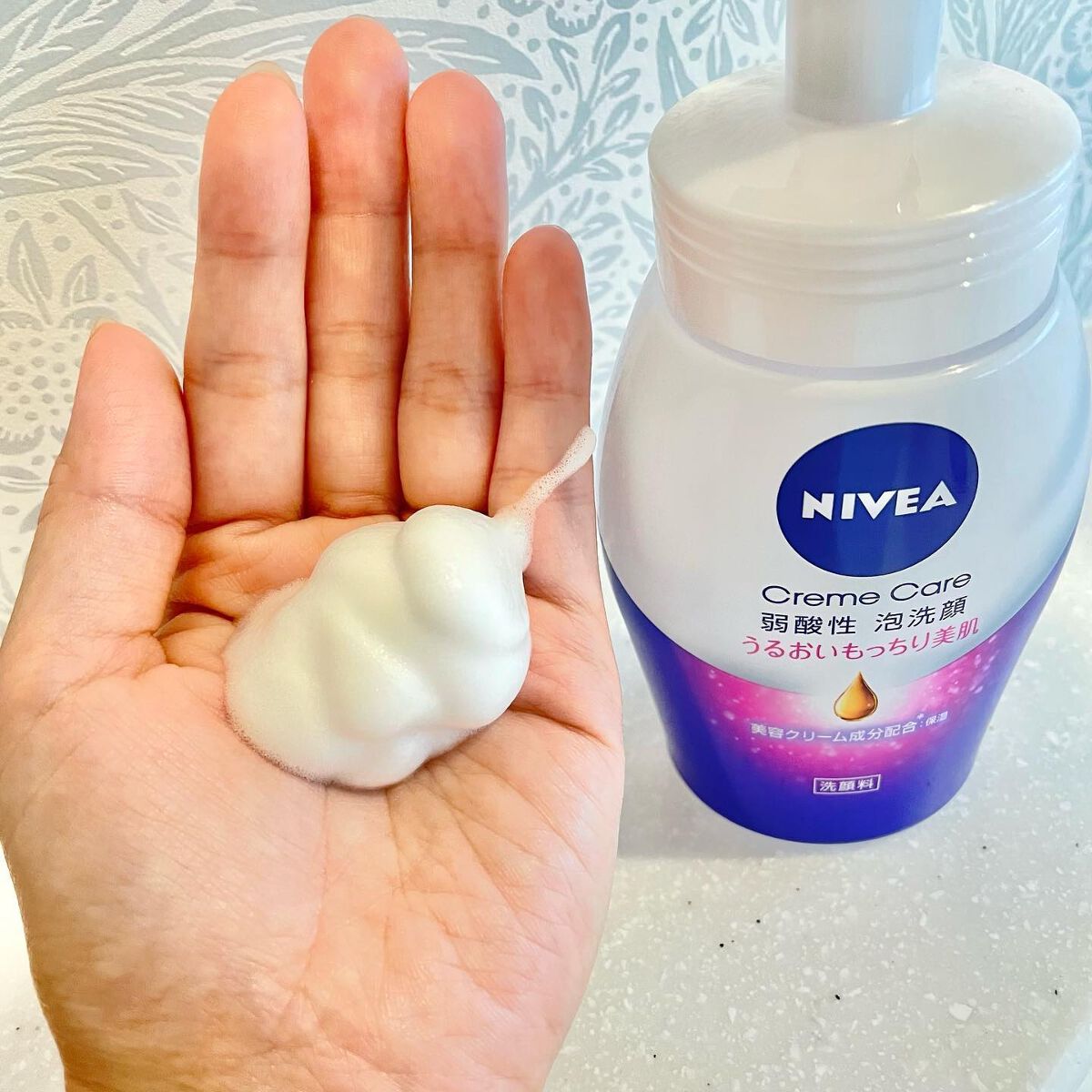ニベア クリアビューティー弱酸性泡洗顔 もっちり美肌/ニベア/泡洗顔を使ったクチコミ(2枚目)
