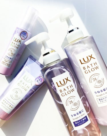 ——⌖ LUX BATHGLOW⌖——
⁡
お風呂上りの髪のまとまりやツヤが
＼＼ 一日続いてほしい ／／という声から誕生した
新作の🦋 LUX BATHGLOW 🦋
⁡
⁡
うねりを補正*し、自然なま