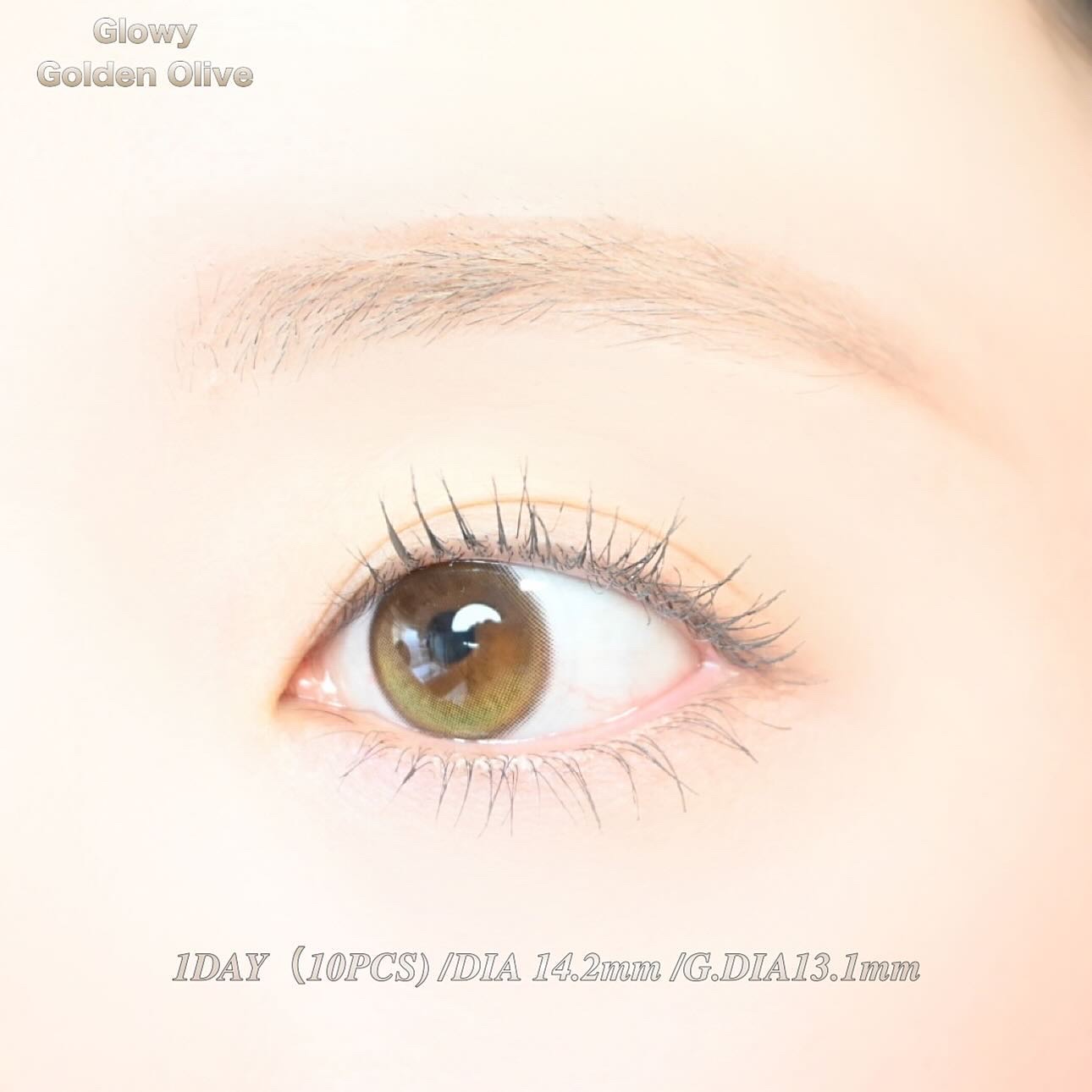 Glowy 1day/OLENS/ワンデー（１DAY）カラコンを使ったクチコミ（2枚目）