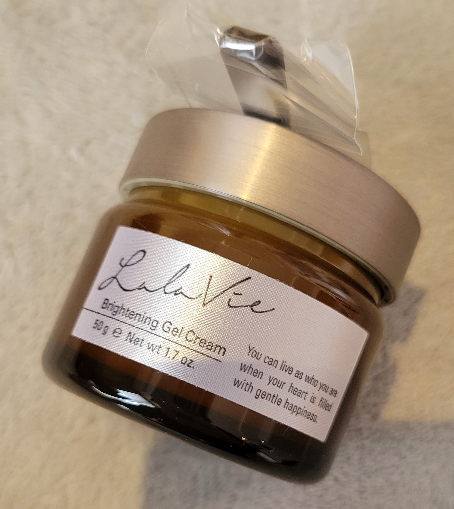 ブライトニング ジェル クリーム/Lala Vie/フェイスクリームを使ったクチコミ（1枚目）