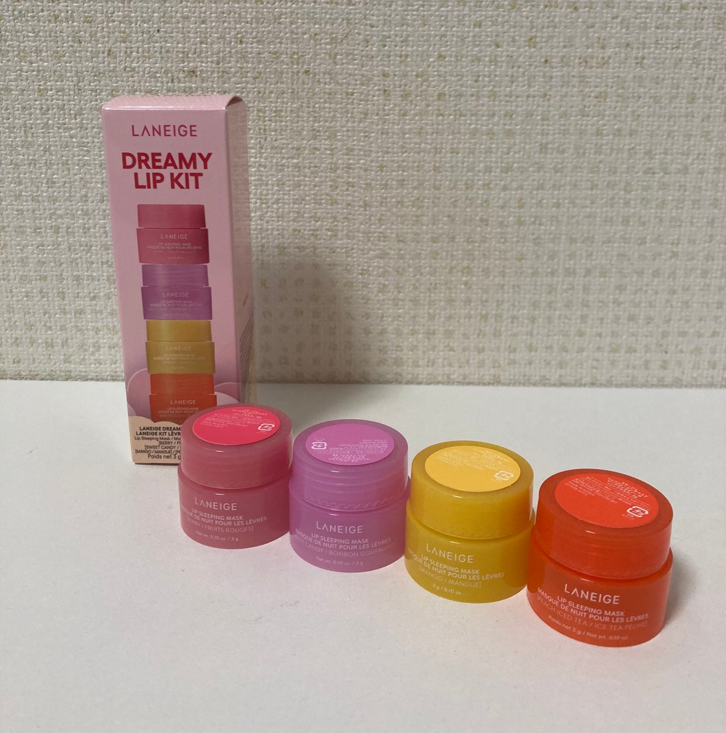 リップスリーピングマスク ドリーミーリップキット/LANEIGE/その他キットセットを使ったクチコミ(2枚目)