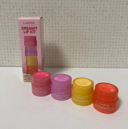 リップスリーピングマスク ドリーミーリップキット/LANEIGE/その他キットセットを使ったクチコミ(2枚目)