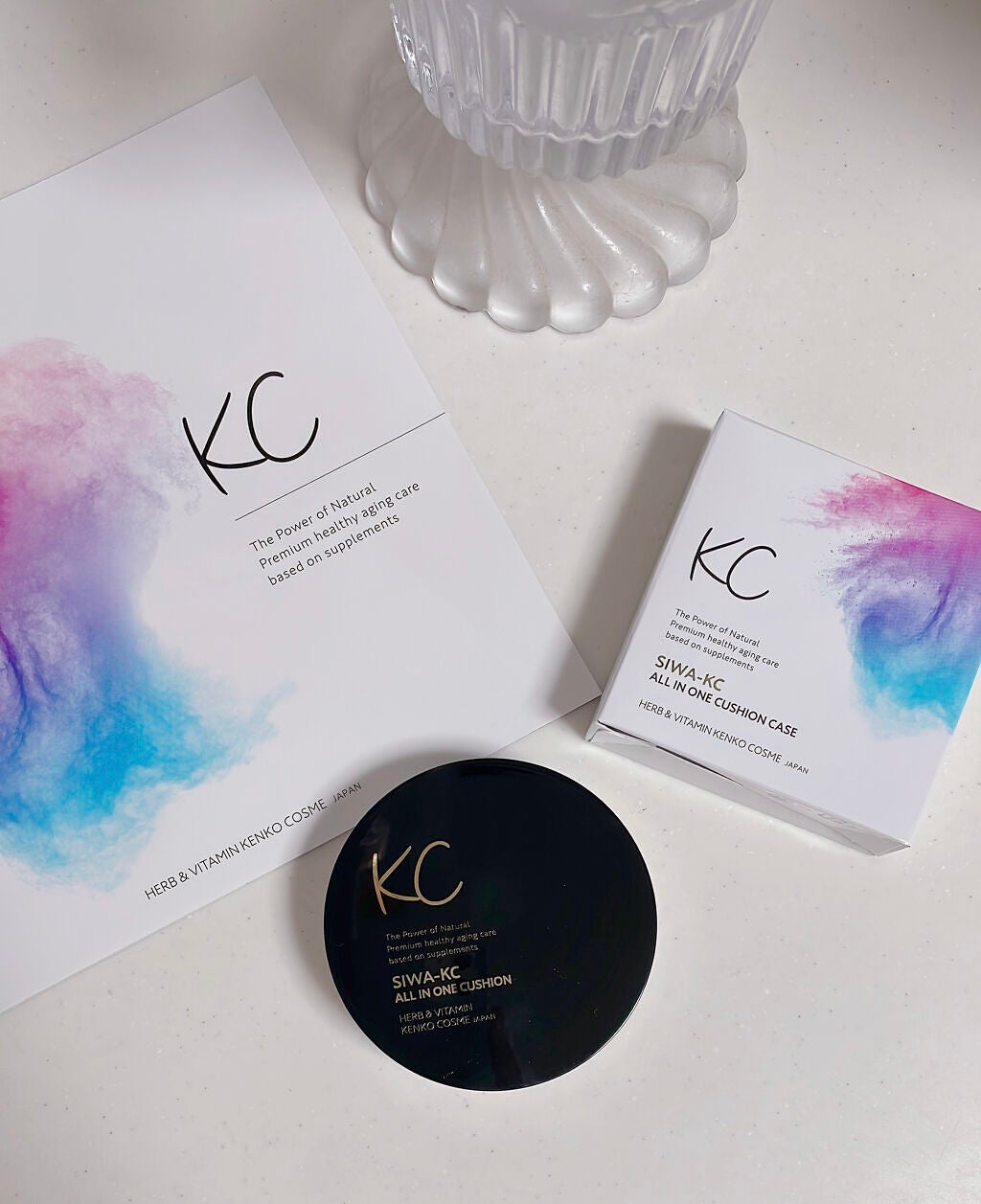 SIWA-KC オールインワンクッション/ハーブ健康本舗/クッションファンデーションを使ったクチコミ(1枚目)
