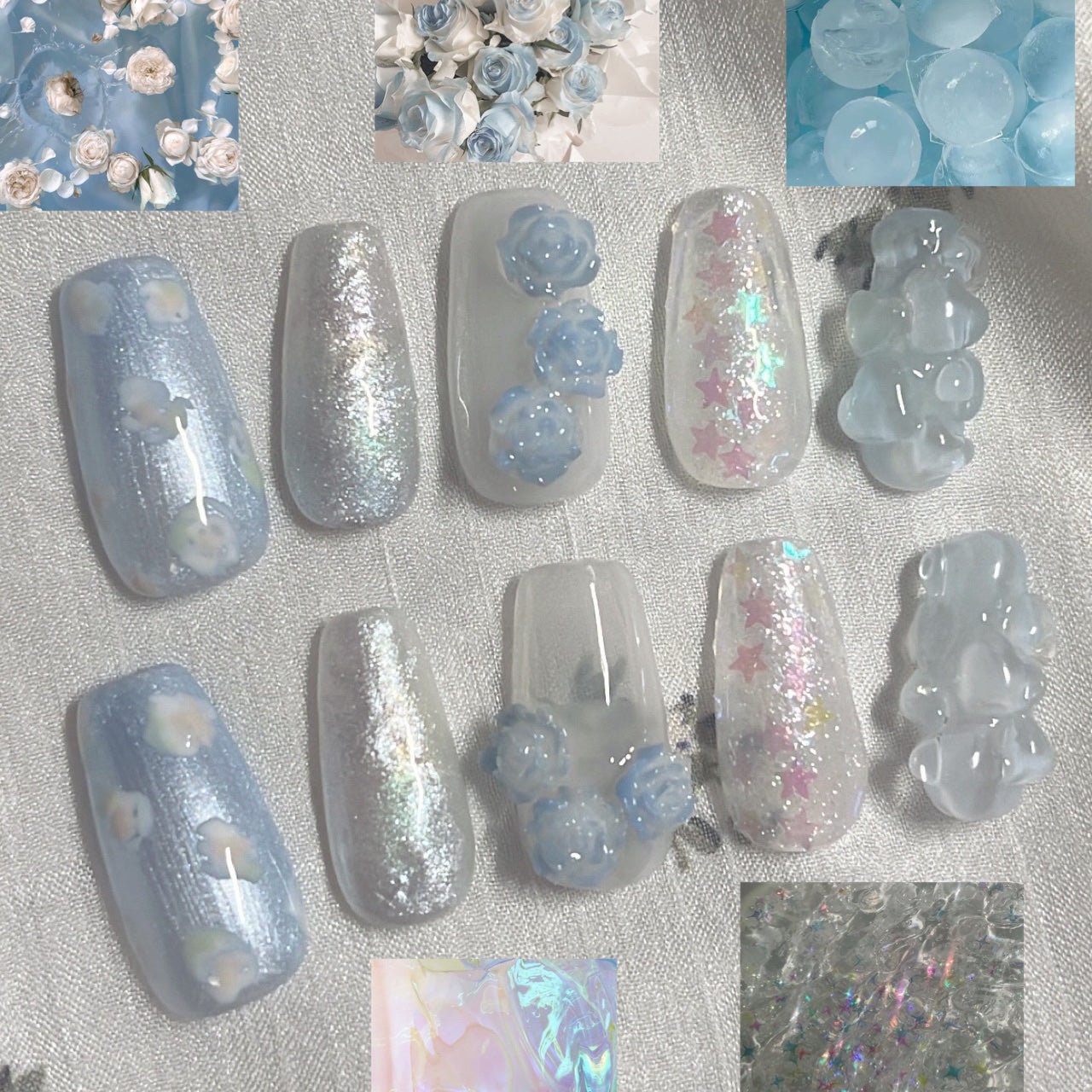 くら🍑 on LIPS 「꒰最近のネイル💅★* ̖́-꒱最近作ったネイルチップをまとめ..」(3枚目)