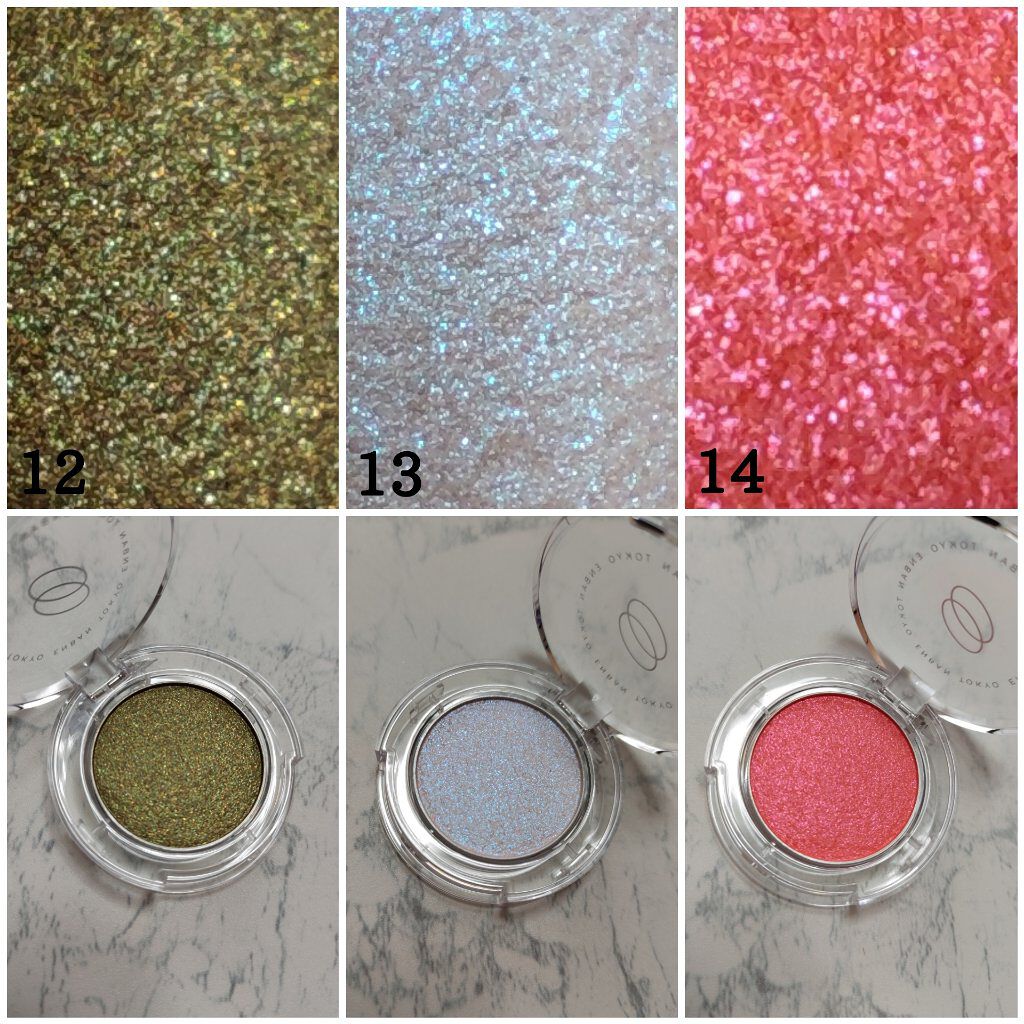 マルチグリッターカラー/ENBAN TOKYO/単色アイシャドウを使ったクチコミ（3枚目）