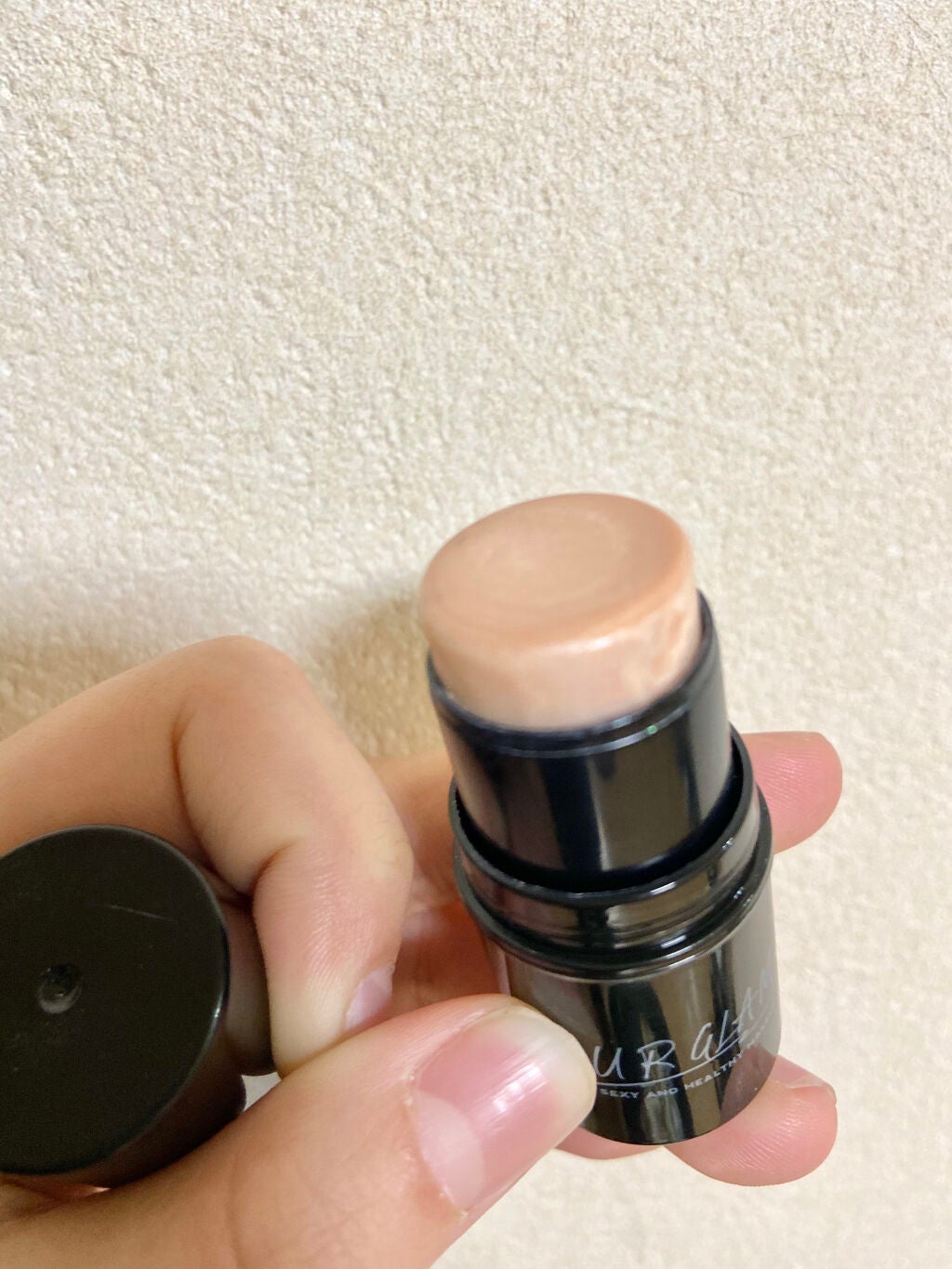 UR GLAM FACE GLOSS STICK/U R GLAM/ジェル・クリームチークを使ったクチコミ(4枚目)