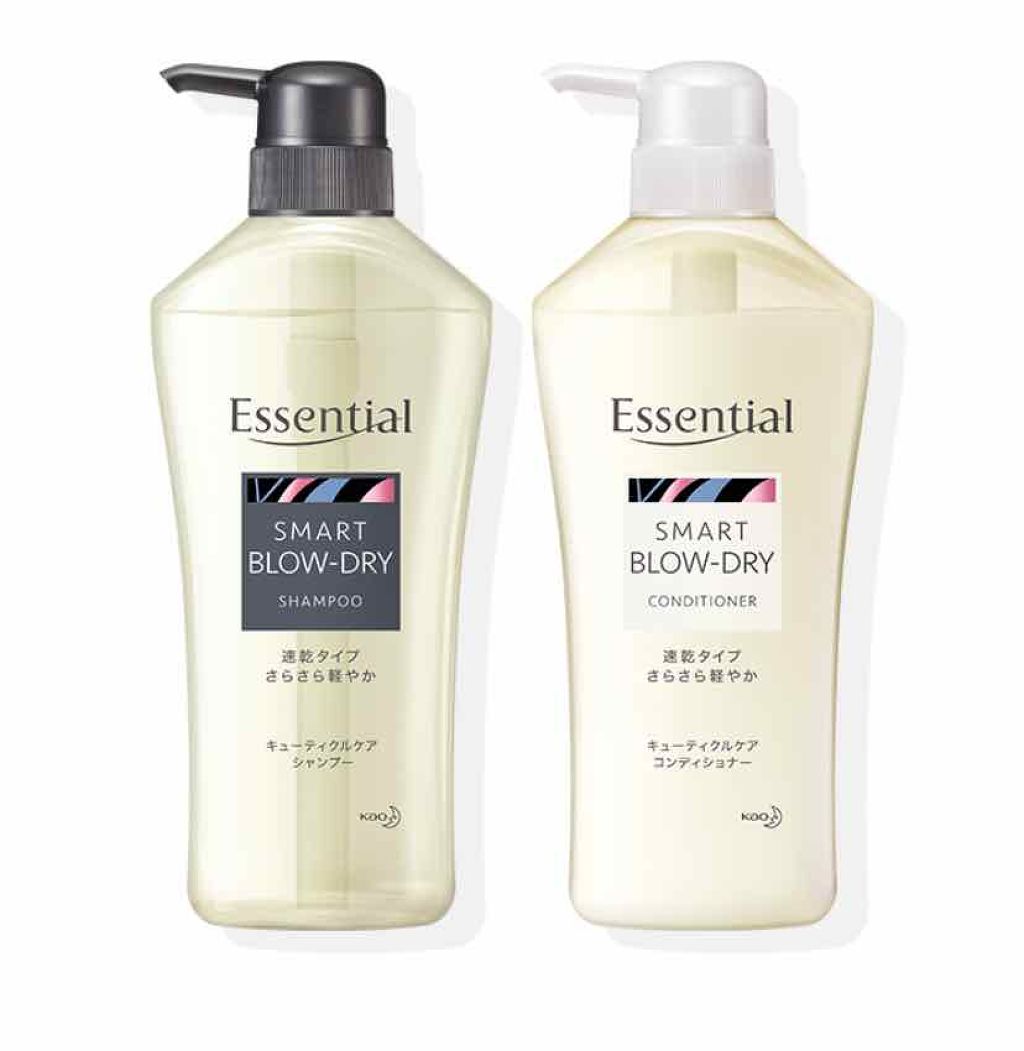 さらさら速乾 シャンプー/コンディショナー/エッセンシャル/市販シャンプーを使ったクチコミ(1枚目)