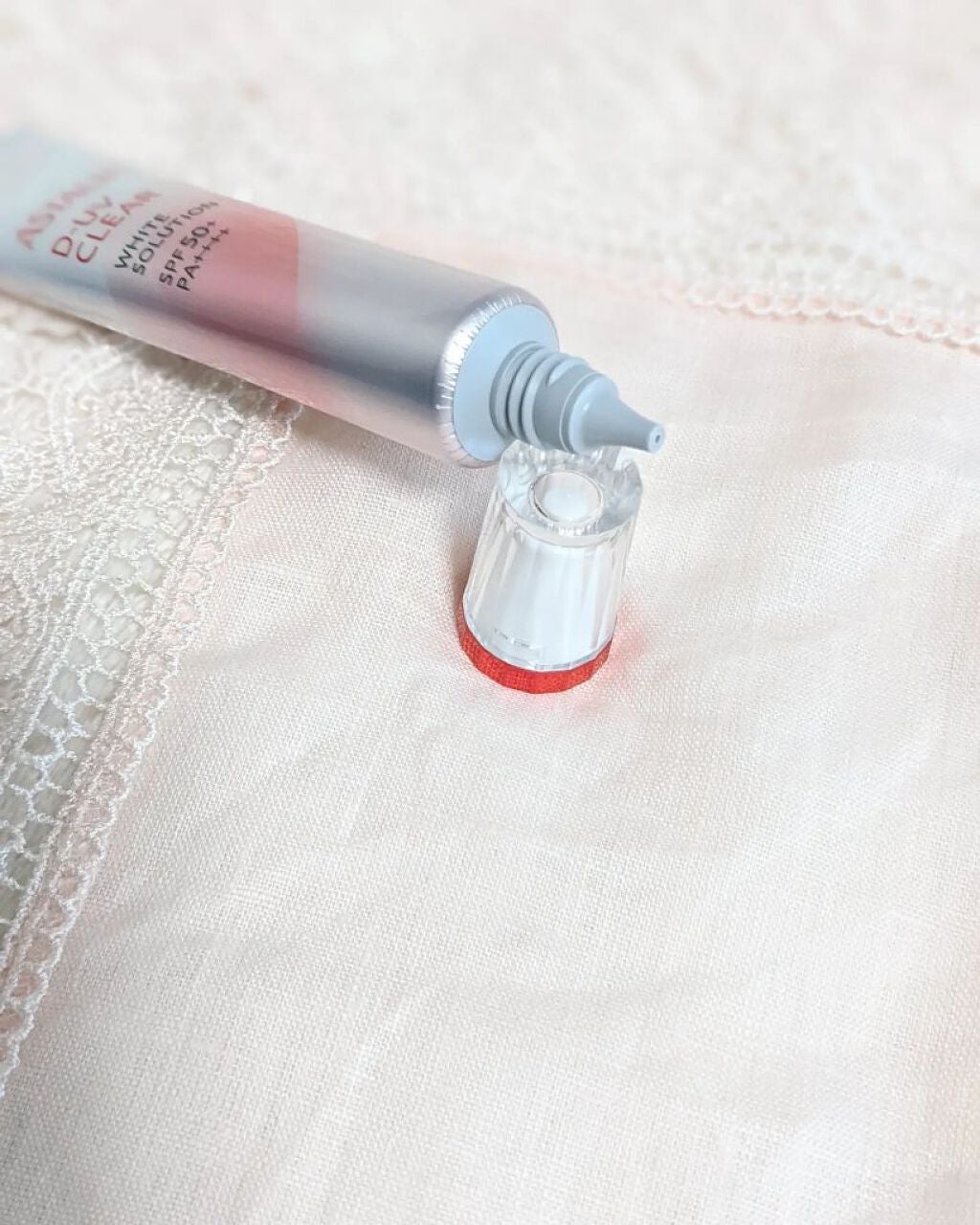 D-UVクリア ホワイトソリューション/アスタリフト/日焼け止めクリームを使ったクチコミ(2枚目)