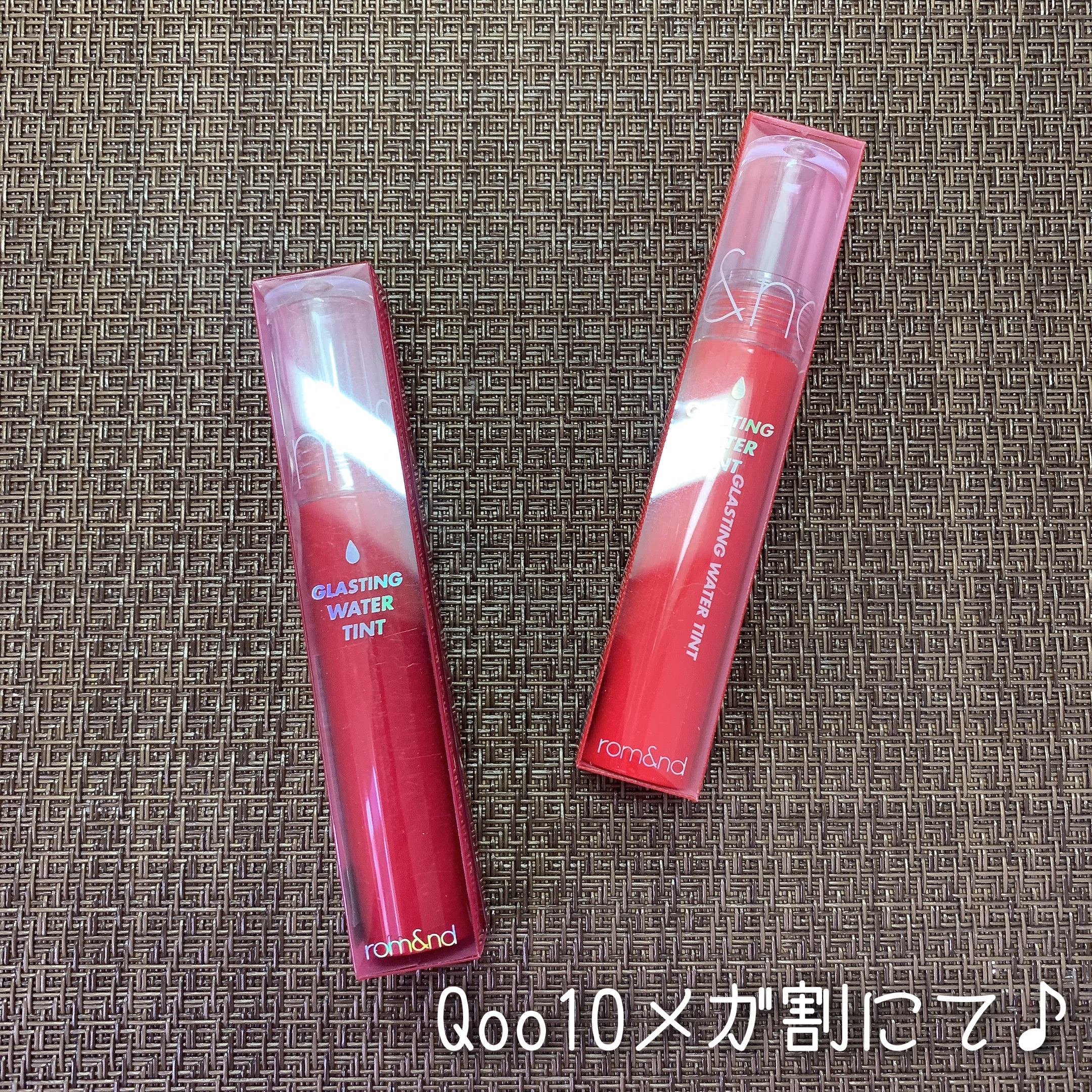 グラスティングウォーターティント/rom&nd/リップティントを使ったクチコミ（2枚目）