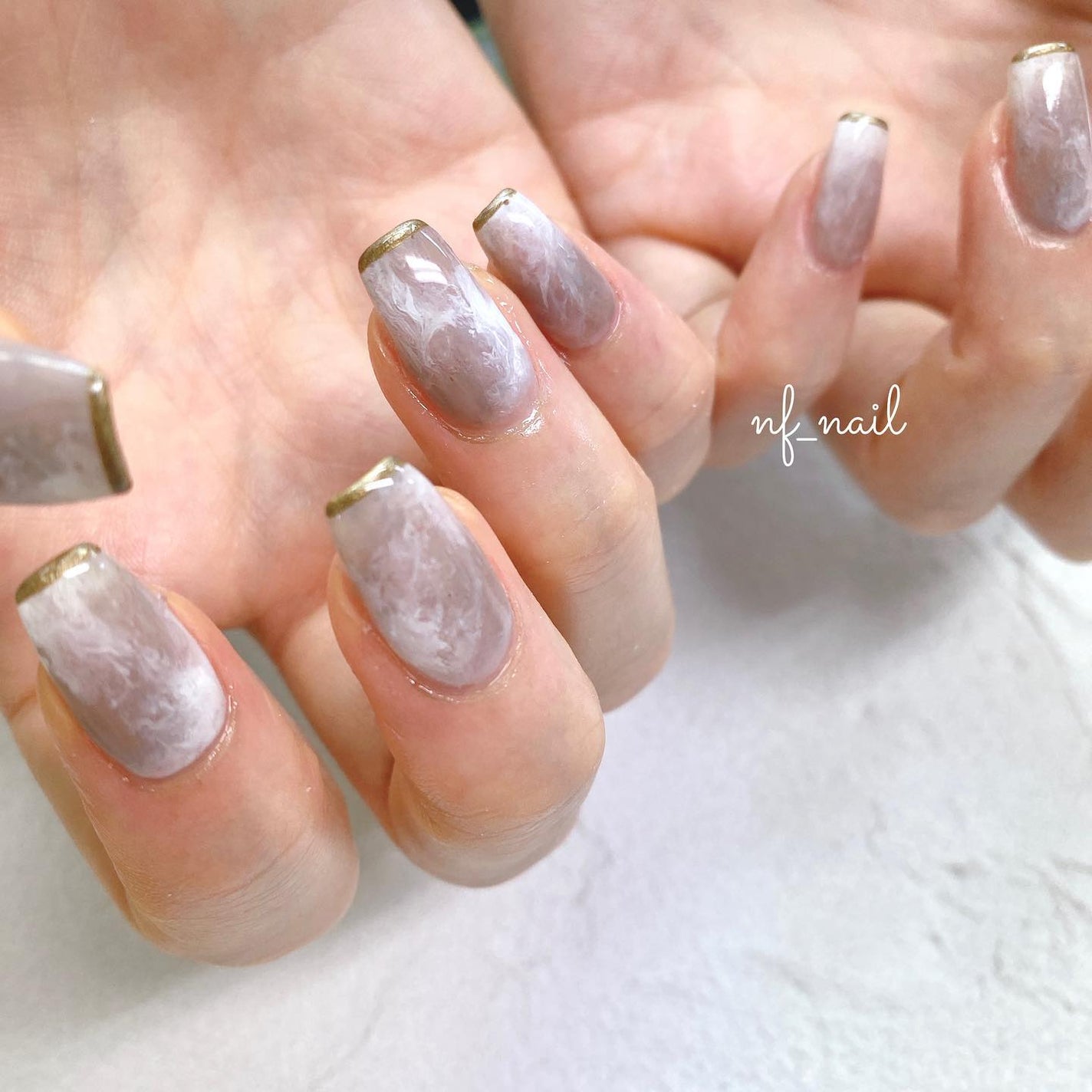 Natsumi◎nailist on LIPS 「.もやもや☁️定額¥6,980.#ネイル#ネイルデザイン#..」(1枚目)