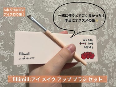 アイメイクブラシセット/fillimilli/メイクブラシを使ったクチコミ（3枚目）