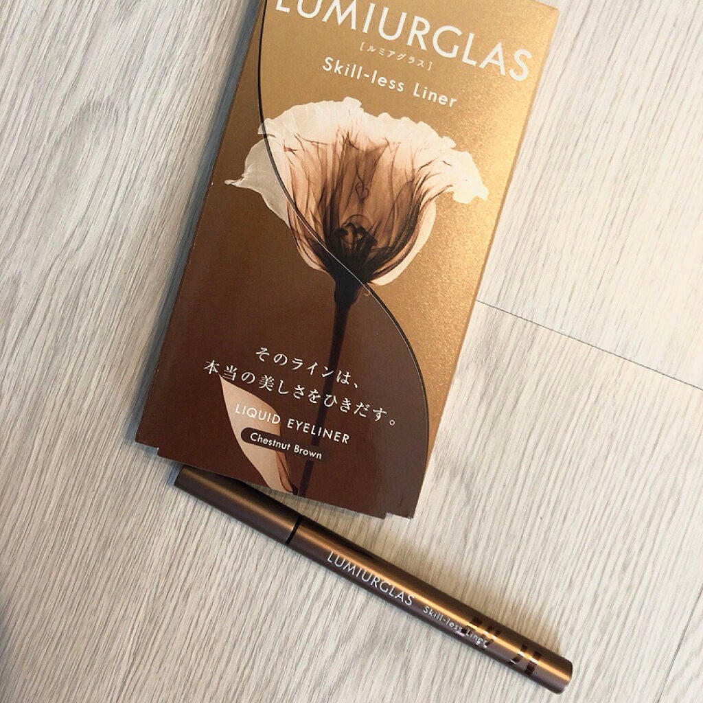 スキルレスライナー/LUMIURGLAS/リキッドアイライナーを使ったクチコミ(2枚目)