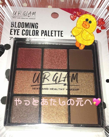 UR GLAM BLOOMING EYE COLOR PALETTE/U R GLAM/アイシャドウパレットを使ったクチコミ(1枚目)