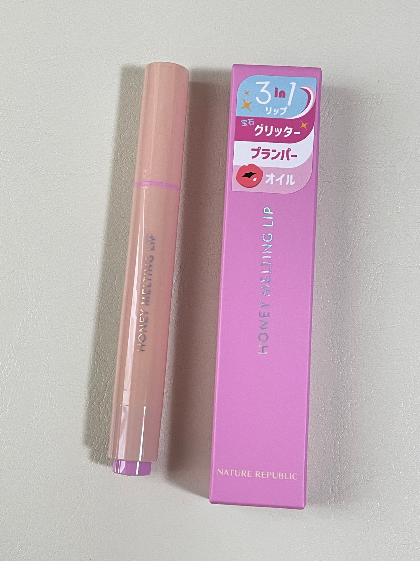 ハニーメルティングリップ/ネイチャーリパブリック/口紅を使ったクチコミ(1枚目)