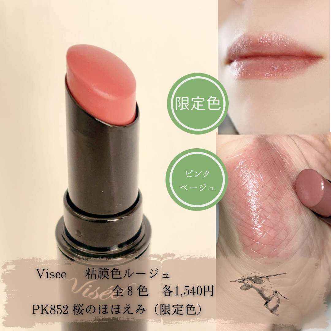 ネンマクフェイク ルージュ/Visée/口紅を使ったクチコミ（2枚目）