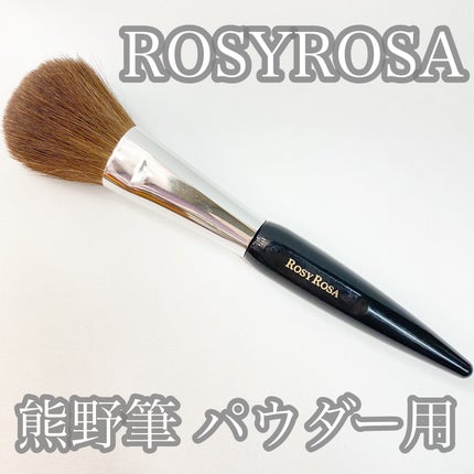 熊野筆 パウダー用/ロージーローザ/メイクブラシを使ったクチコミ(1枚目)