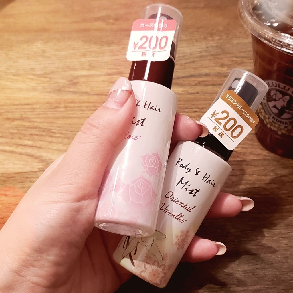 DAISO 日本製アロママルチミストのクチコミ「少し前に販売されたダイソーのマルチミスト💐
ボディにもヘアにも使えると言うことで早速購入しまし.....」（1枚目）