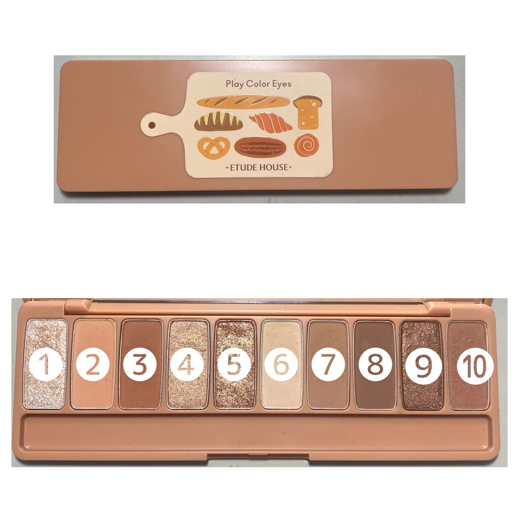 プレイカラー アイシャドウ/ETUDE/アイシャドウパレットを使ったクチコミ（2枚目）
