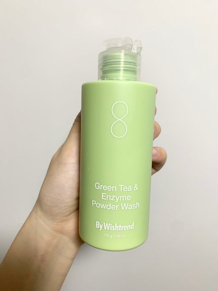 グリーンティー&エンザイムパウダーウォッシュ/By Wishtrend/洗顔パウダーを使ったクチコミ(1枚目)