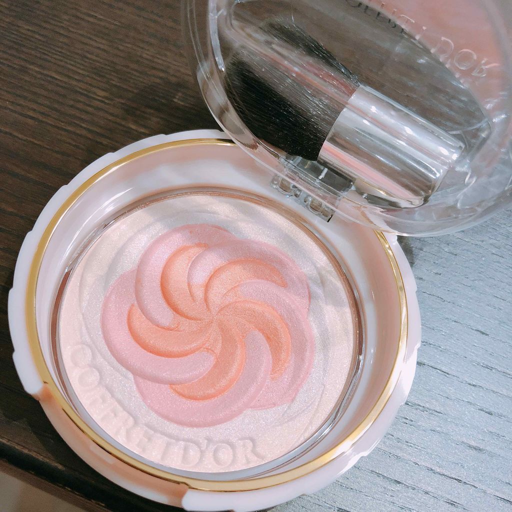 スマイルアップチークスN/コフレドール/パウダーチークを使ったクチコミ（3枚目）