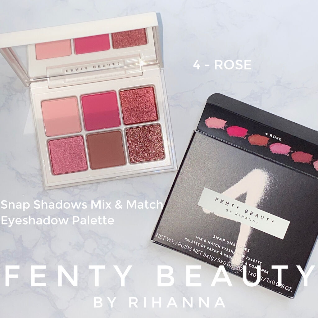 Snap shadows mix & match eyeshadow palette/FENTY BEAUTY BY RIHANNA/アイシャドウパレットを使ったクチコミ（1枚目）
