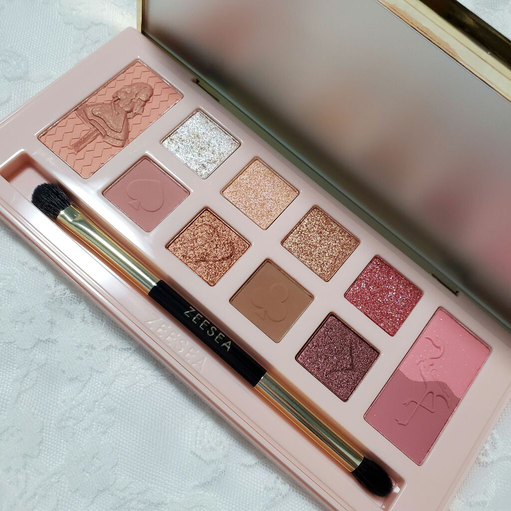 アリスドリームランドシリーズ 12色アイシャドウパレット(ZEESEA×大英博物館)/ZEESEA/アイシャドウパレットを使ったクチコミ(2枚目)