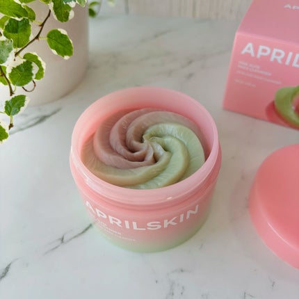 ピンクアロエメレンゲクレンザー/APRILSKIN/その他洗顔料を使ったクチコミ(3枚目)