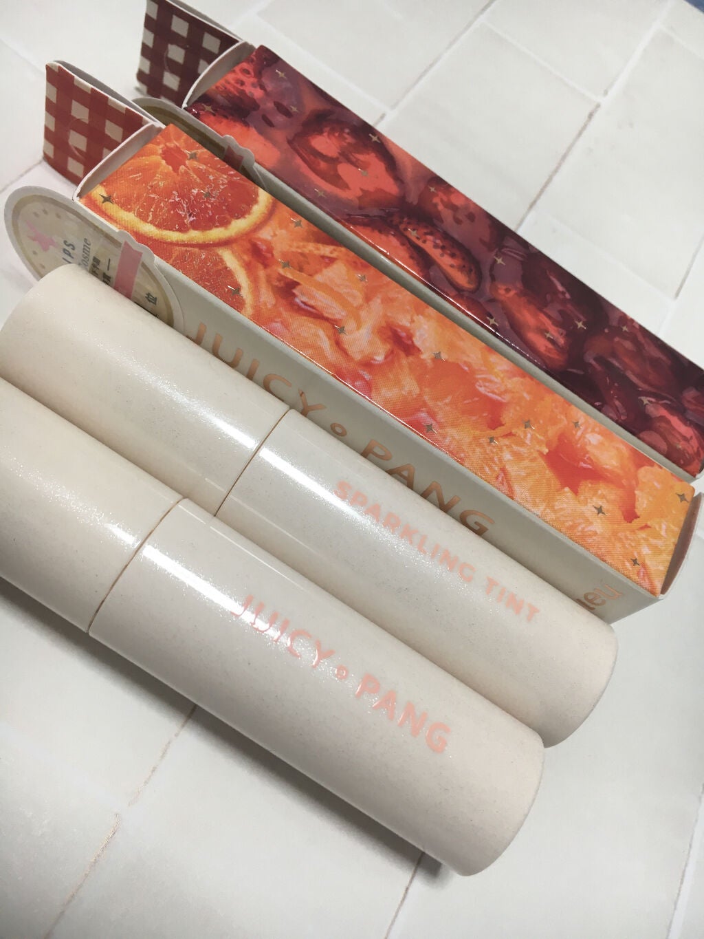 アピュー ジューシーパン スパークリングティント/A’pieu/口紅を使ったクチコミ(1枚目)