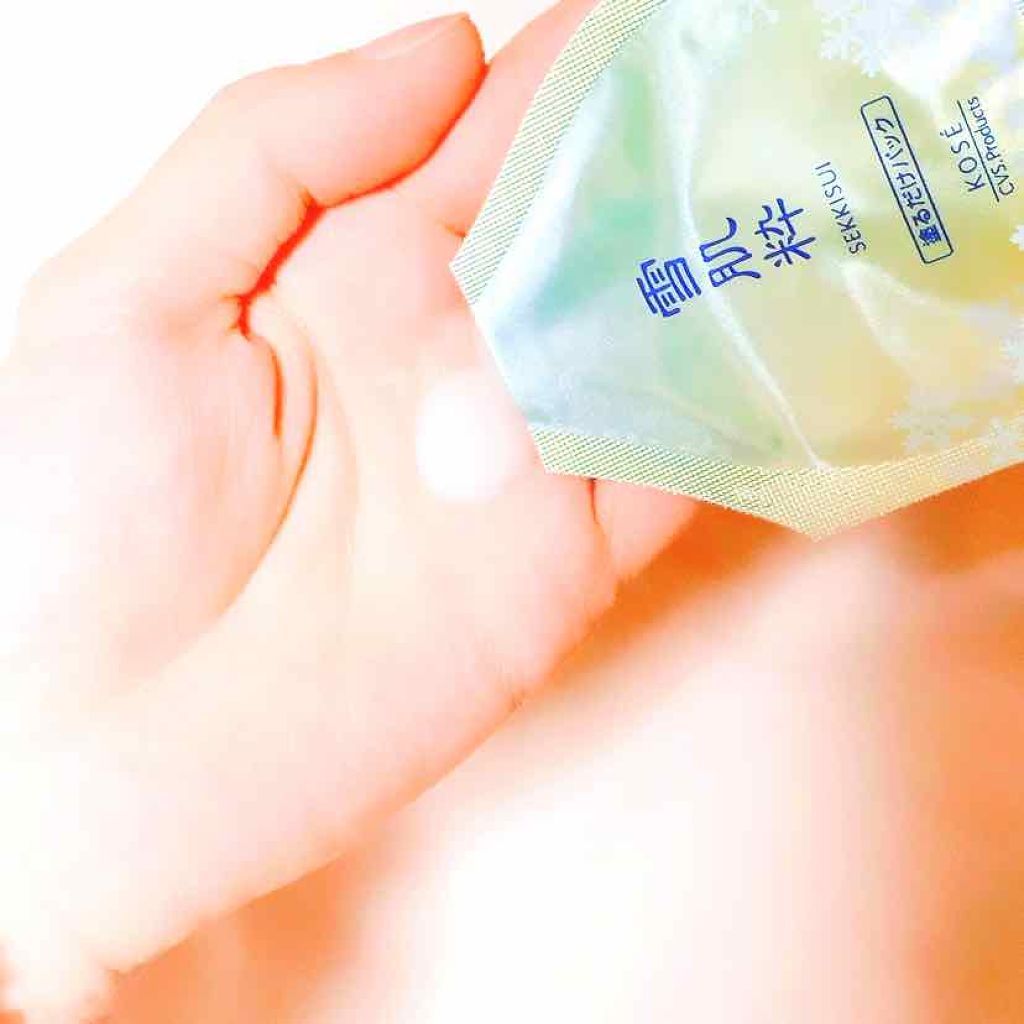 オーバーナイト 美容液パック/雪肌粋/洗い流すパック・マスクを使ったクチコミ(3枚目)