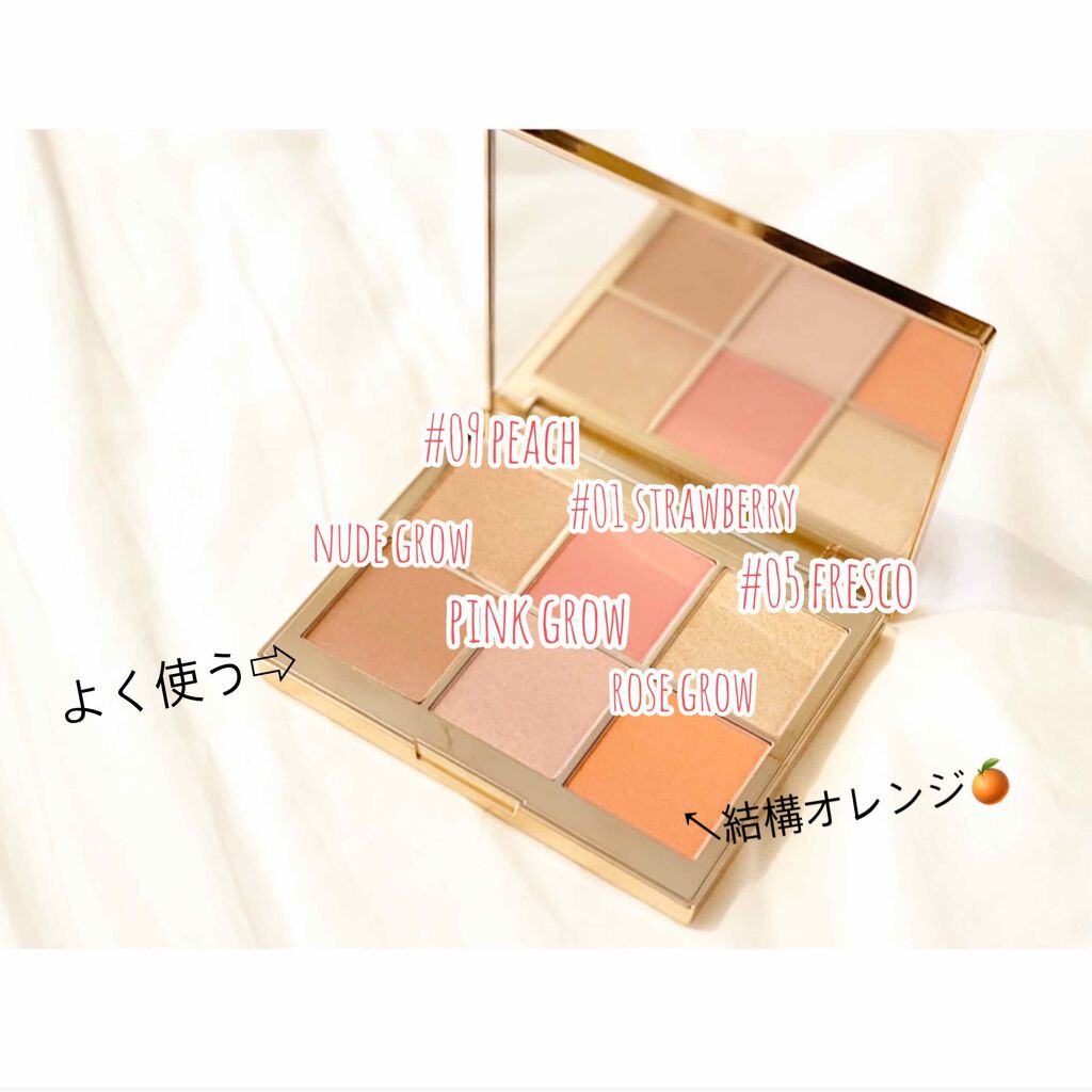 ローラ メルシエ ペイント ザ タウン リュクス ブラシ コレクションのクチコミ「【2019ローラメルシエクリスコフレ🎄】
売り切れ続出チークが多いローラメルシエの限定パレット.....」（3枚目）