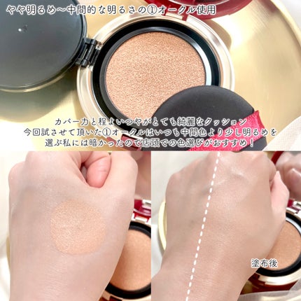 インテグレート プロフィニッシュクッション/インテグレート/クッションファンデーションを使ったクチコミ(5枚目)