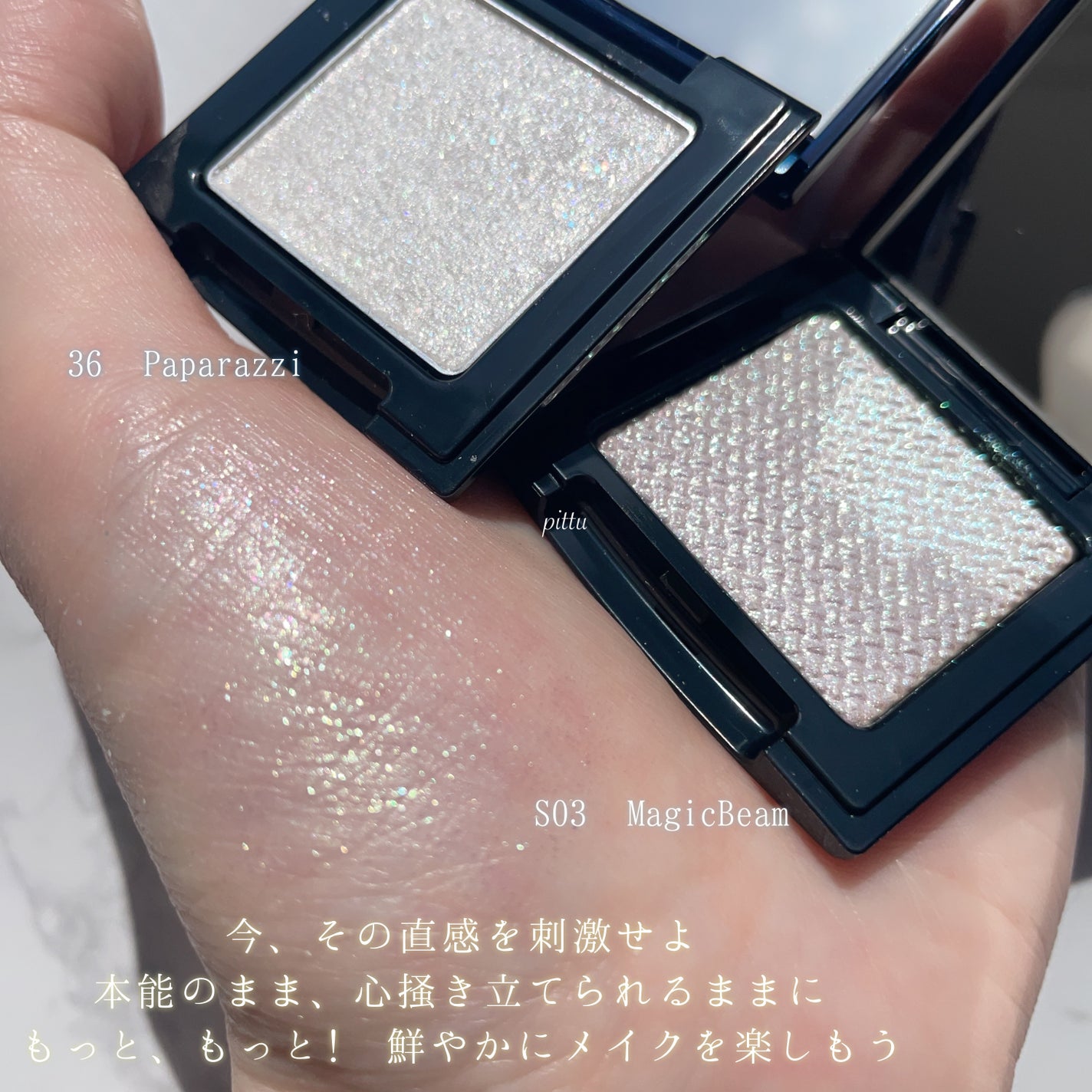 ラズル アイカラー/エレガンス ラズル /単色アイシャドウを使ったクチコミ(4枚目)