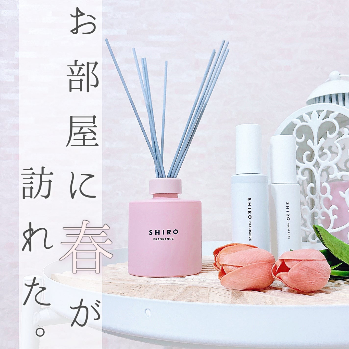 SHIRO さくら219 ボディミスト・ディフューザーセット 試してみた】SHIRO さくら219 フレグランスディフューザーの