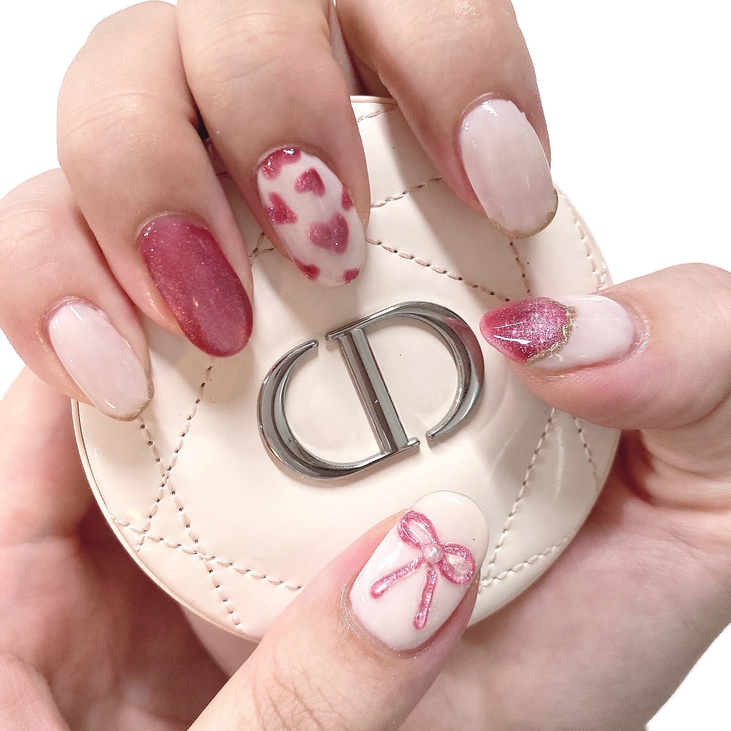 ジェルネイル（ライト対応）/セリア/ジェルネイルを使ったクチコミ（1枚目）