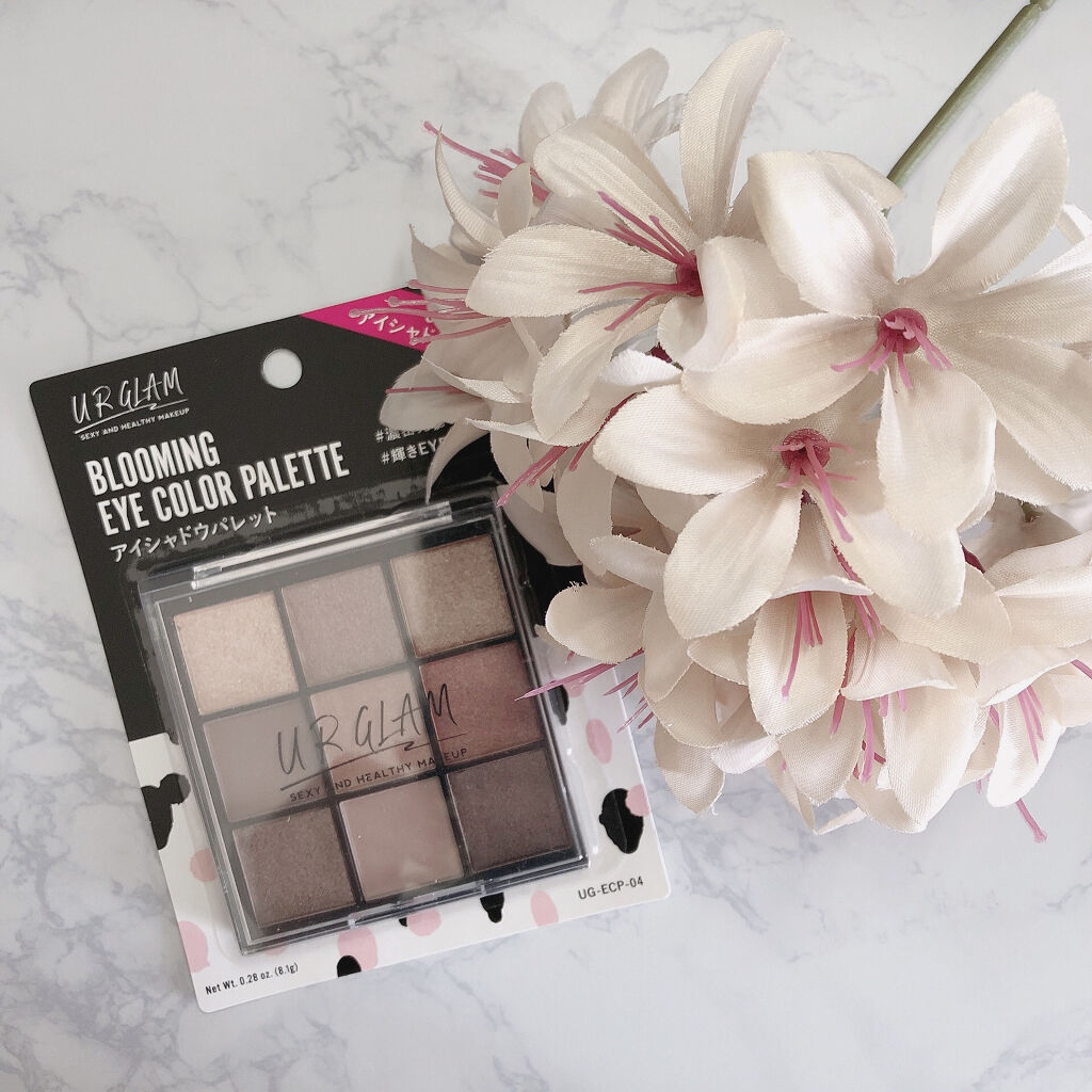 UR GLAM　BLOOMING EYE COLOR PALETTE 04/U R GLAM/アイシャドウパレットを使ったクチコミ（2枚目）