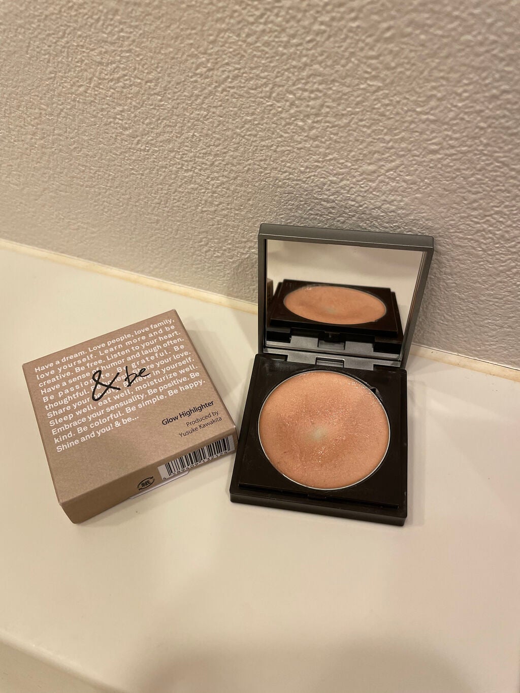 &be グロウハイライター/&be/クリームハイライトを使ったクチコミ(1枚目)