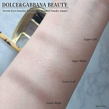 フェリンアイズ インテンスアイシャドウ クアッド/DOLCE&GABBANA BEAUTY/アイシャドウパレットを使ったクチコミ（4枚目）