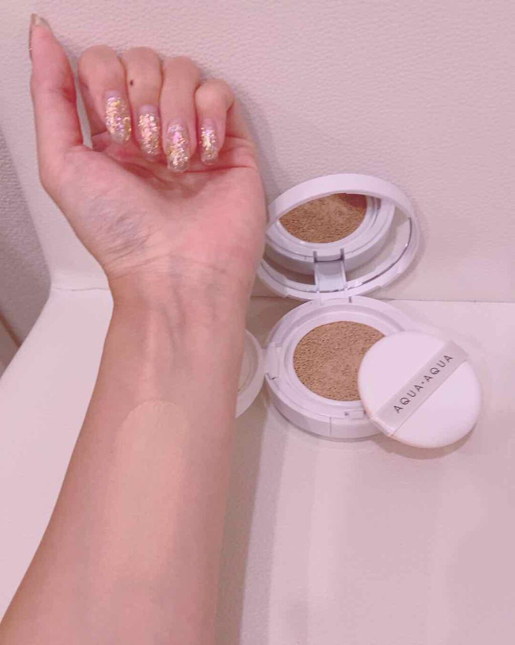オーガニッククッションコンパクト/アクア・アクア/クッションファンデーションを使ったクチコミ(1枚目)