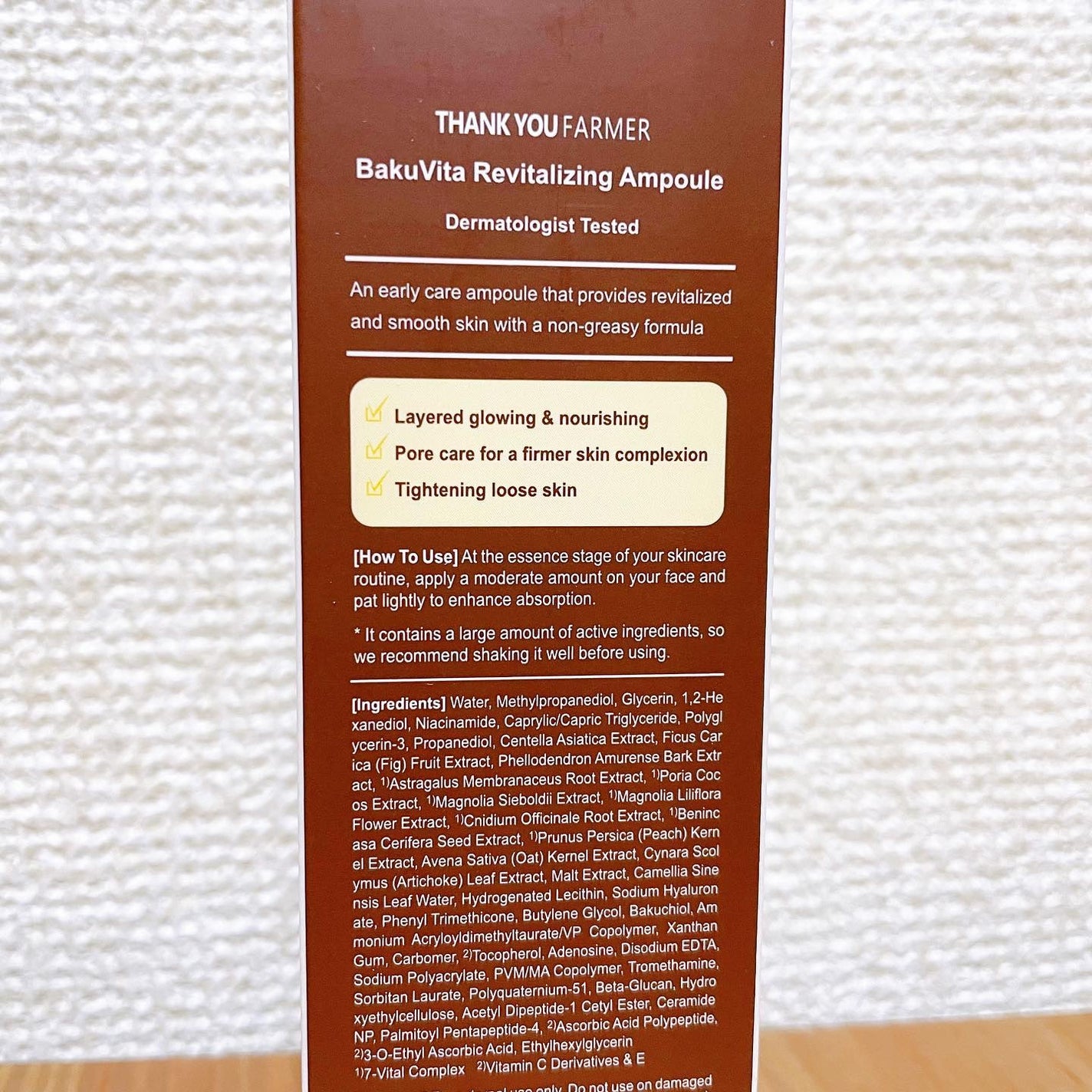 バクビタリバイタライジングアンプル/THANK YOU FARMER/美容液を使ったクチコミ(6枚目)