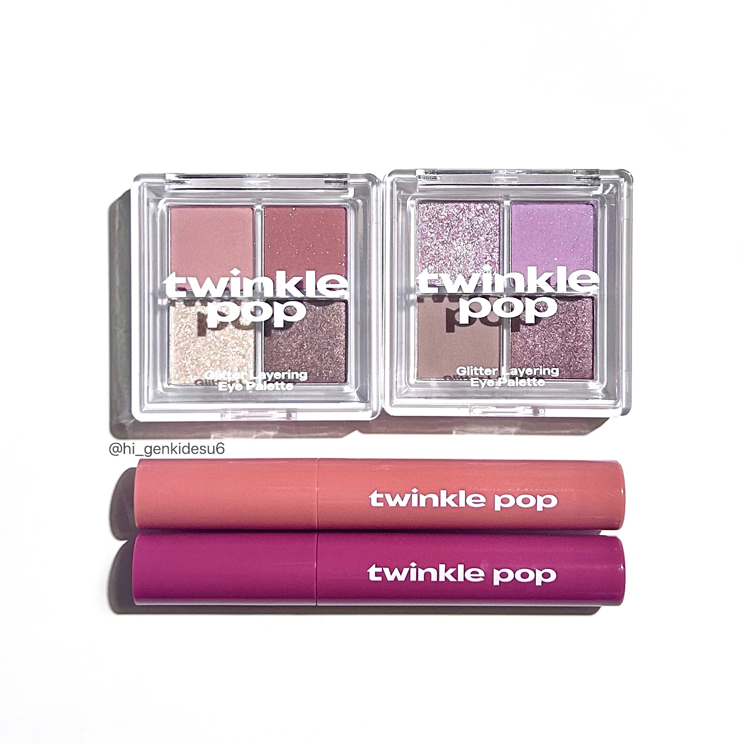 グリッターレイヤリングアイシャドウパレット/TWINKLE POP/アイシャドウパレットを使ったクチコミ（1枚目）