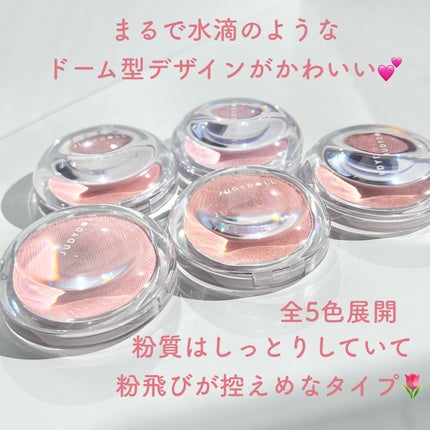 ドロップウェアチーク/JUDYDOLL/パウダーチークを使ったクチコミ(2枚目)