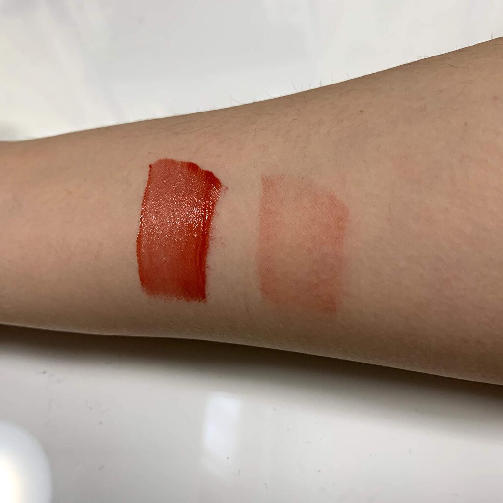 ジューシーラスティングティント/rom&nd/リップティントを使ったクチコミ（2枚目）