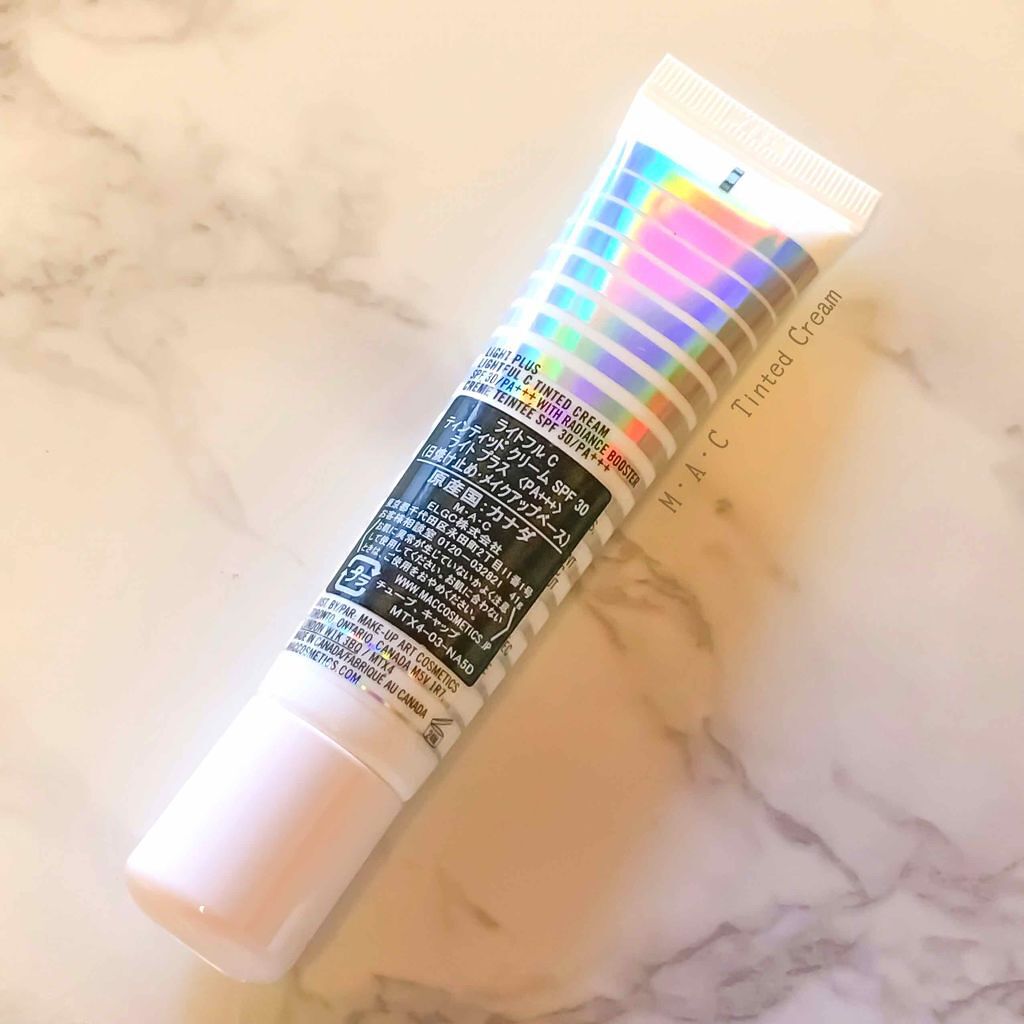 ライトフル C+ ティンティッド クリーム SPF 30/M・A・C/化粧下地を使ったクチコミ(2枚目)