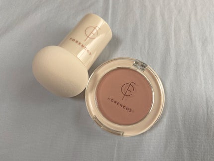 ベアブラッシャー パフ付き/フォレンコス/パウダーチークを使ったクチコミ(1枚目)