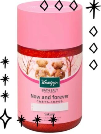 クナイプ バスソルト サクラの香り/クナイプ/無機塩系入浴剤を使ったクチコミ(1枚目)