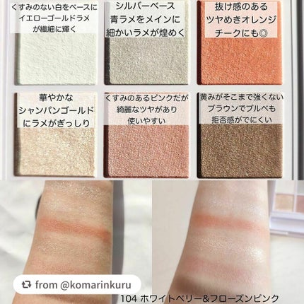 オーラクリエイション/BLEND BERRY/アイシャドウパレットを使ったクチコミ(6枚目)