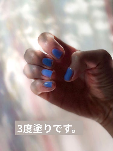 カラークラブ D286 Soft blue（シアーシロップコレクション）/Forsythe/マニキュアを使ったクチコミ（2枚目）